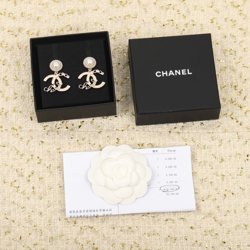 Ch*el earrings